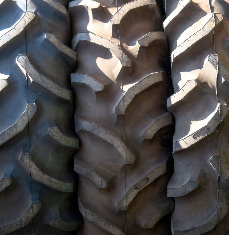 3 pneus de tracteur